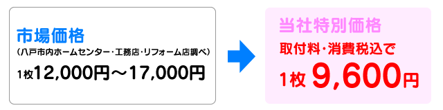 スノーフェンス当社特別価格9600円